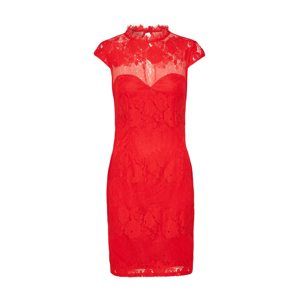 Lipsy Kokteilové šaty 'WX RED LACE'  červené