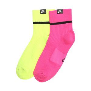 Nike Sportswear Ponožky  svetložltá / ružová