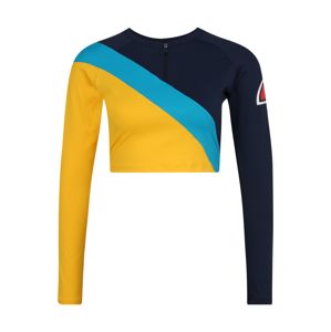 ELLESSE Funkčné tričko 'MOREAU'  modré / tmavomodrá / žlté