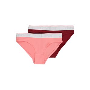 Calvin Klein Underwear Nohavičky '2PK BIKINI'  ružová / vínovo červená