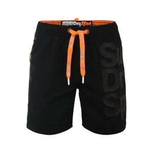 Superdry Športové plavky - spodný diel  oranžová / čierna