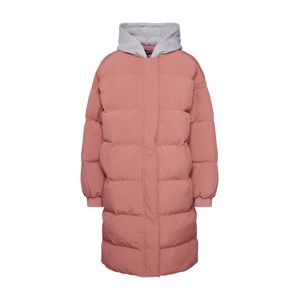 Missguided Zimný kabát 'Longline Puffer Jacket'  ružová