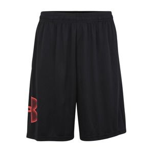 UNDER ARMOUR Športové nohavice 'TECH'  červené / čierna