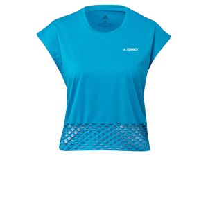 ADIDAS PERFORMANCE Funkčné tričko 'Terrex Agravic'  striebornosivá / modrá