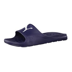 PUMA Plážové / kúpacie topánky 'Divecat'  biela / námornícka modrá