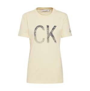 Calvin Klein Jeans Tričko  svetložltá