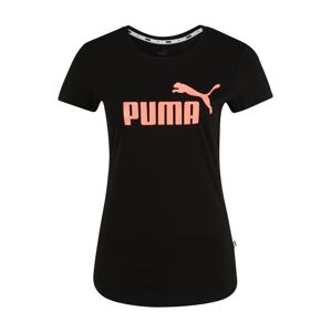 PUMA Funkčné tričko 'ESS+ Metallic'  čierna / koralová