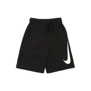 Nike Sportswear Nohavice 'Swoosh FT'  čierna / biela
