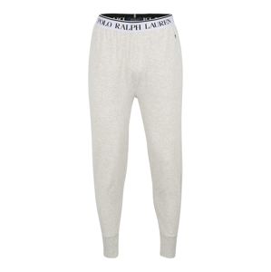 POLO RALPH LAUREN Pyžamové nohavice  sivá / biela