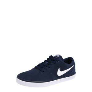 Nike SB Športová obuv 'SB CHECK SOLAR'  biela / námornícka modrá