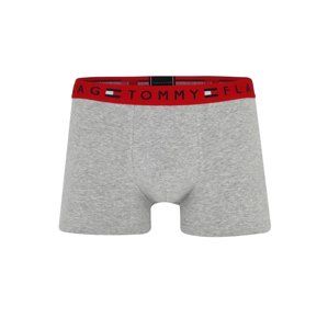 Tommy Hilfiger Underwear Boxerky 'Trunk'  sivá / červené