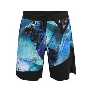 REEBOK Športové nohavice 'TS Epic'  modrá / zmiešané farby / čierna