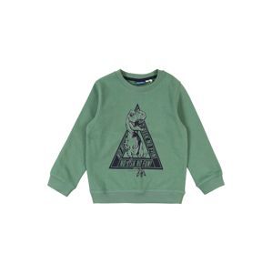 Sanetta Kidswear Mikina  zelená / čierna