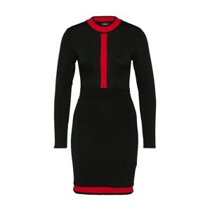 Tigha Pletené šaty 'Loretta'  červené / čierna