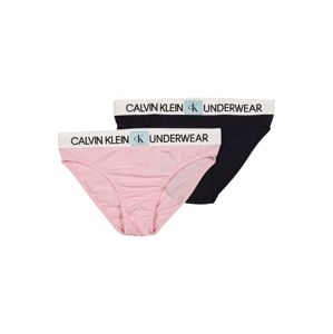 Calvin Klein Underwear Nohavičky  tmavomodrá / čierna / ružová