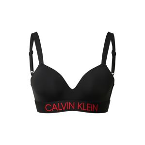 Calvin Klein Swimwear Bikinitop 'DEMI'  čierna / svetločervená