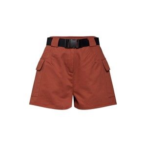 Missguided Nohavice 'Short Shorts With Pocket Detailing and Black Belt'  hnedá / čierna