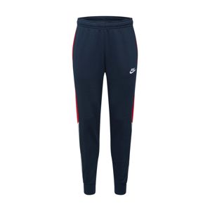 Nike Sportswear Nohavice  námornícka modrá / melónová / biela