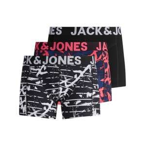 JACK & JONES Boxerky  tmavomodrá / čierna