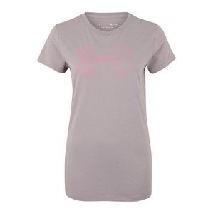 UNDER ARMOUR Funkčné tričko 'GRAPHIC BL CLASSIC CREW'  sivá / ružová