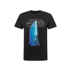Mister Tee Tričko 'Star Wars Laser Tee'  modré / čierna