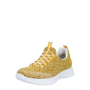 RIEKER Slip-on obuv  zlatá žltá / biela