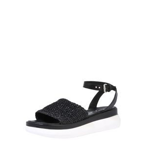 MJUS Sandále 'PASA'  čierna / biela