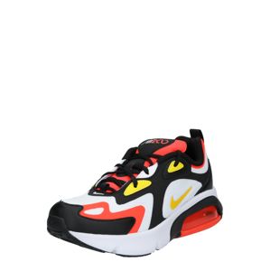 Nike Sportswear Tenisky 'Air Max 200'  limetková / oranžovo červená / čierna / biela