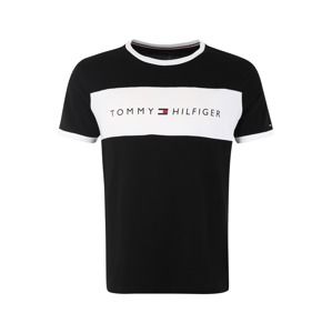 Tommy Hilfiger Underwear Krátke pyžamo  biela / čierna