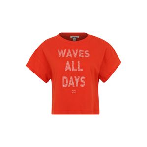 BILLABONG Funkčné tričko 'paradise all day'  biela / oranžová