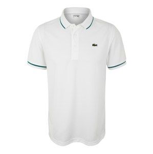 Lacoste Sport Funkčné tričko  tmavozelená / biela