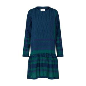 Cecilie Copenhagen Šaty 'Dress 2O Long Sleeves'  zelená / čierna