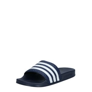 ADIDAS ORIGINALS Plážové / kúpacie topánky 'BA7129'  biela / námornícka modrá