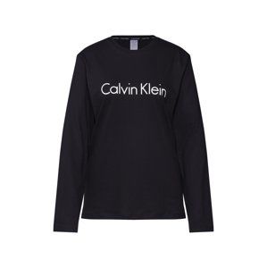 Calvin Klein Underwear Tričko 'L/S CREW NECK'  biela / čierna