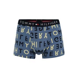 Tommy Hilfiger Underwear Boxerky 'Trunk'  modrosivá / pastelovo žltá / čierna