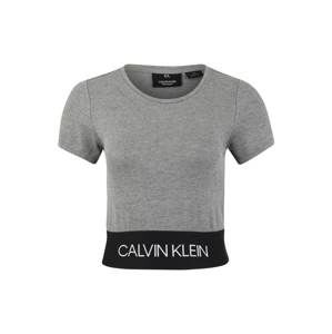 Calvin Klein Performance Funkčné tričko  sivá melírovaná