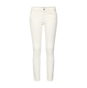 Calvin Klein Jeans Džínsy 'MID RISE SKINNY STRETCH TWILL'  biela