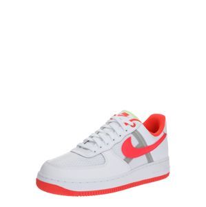 Nike Sportswear Nízke tenisky 'AIR FORCE 1'  červené / biela