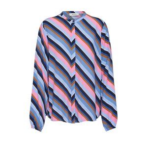 Modström Blúzka 'Rylan print shirt'  fialová / ružová