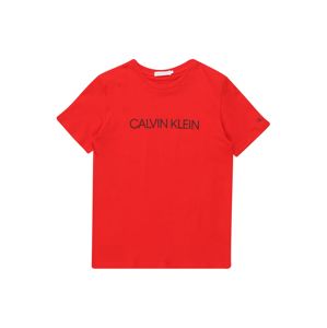 Calvin Klein Jeans Tričko  svetločervená / tmavomodrá