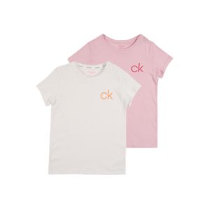 Calvin Klein Underwear Nočná košieľka  ružová / biela