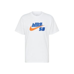 Nike SB Tričko  nebesky modrá / oranžová / biela