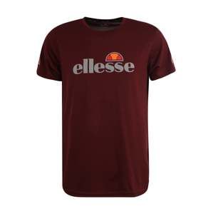 ELLESSE Funkčné tričko  burgundská / strieborná