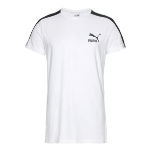 PUMA Funkčné tričko 'T7'  čierna / biela