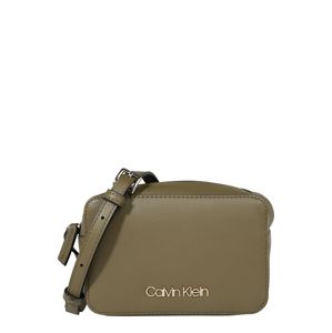 Calvin Klein Taška cez rameno 'CK MUST PSP20 CAMERABAG'  olivová / tmavozelená