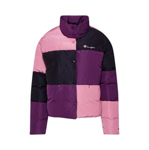 Champion Reverse Weave Prechodná bunda  fialová / pastelovo ružová / čierna