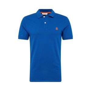 SELECTED HOMME Tričko  kráľovská modrá / oranžová melírovaná