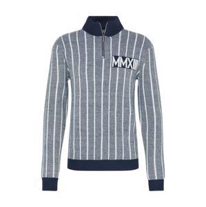 Only & Sons Pullover 'ONSWOPLO 12 STRIPED JAQ KNIT'  tmavomodrá