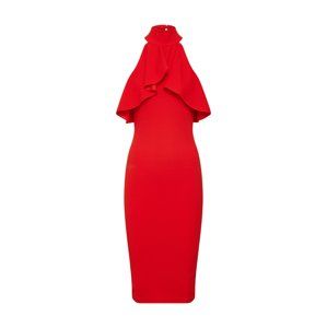 Missguided Kokteilové šaty  červená