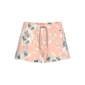 LASCANA Pyžamové nohavice  svetlosivá / ružová / prírodná biela
